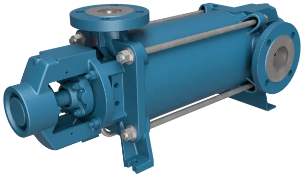 Pompes centrifuges multi-étagées avec roues fermées